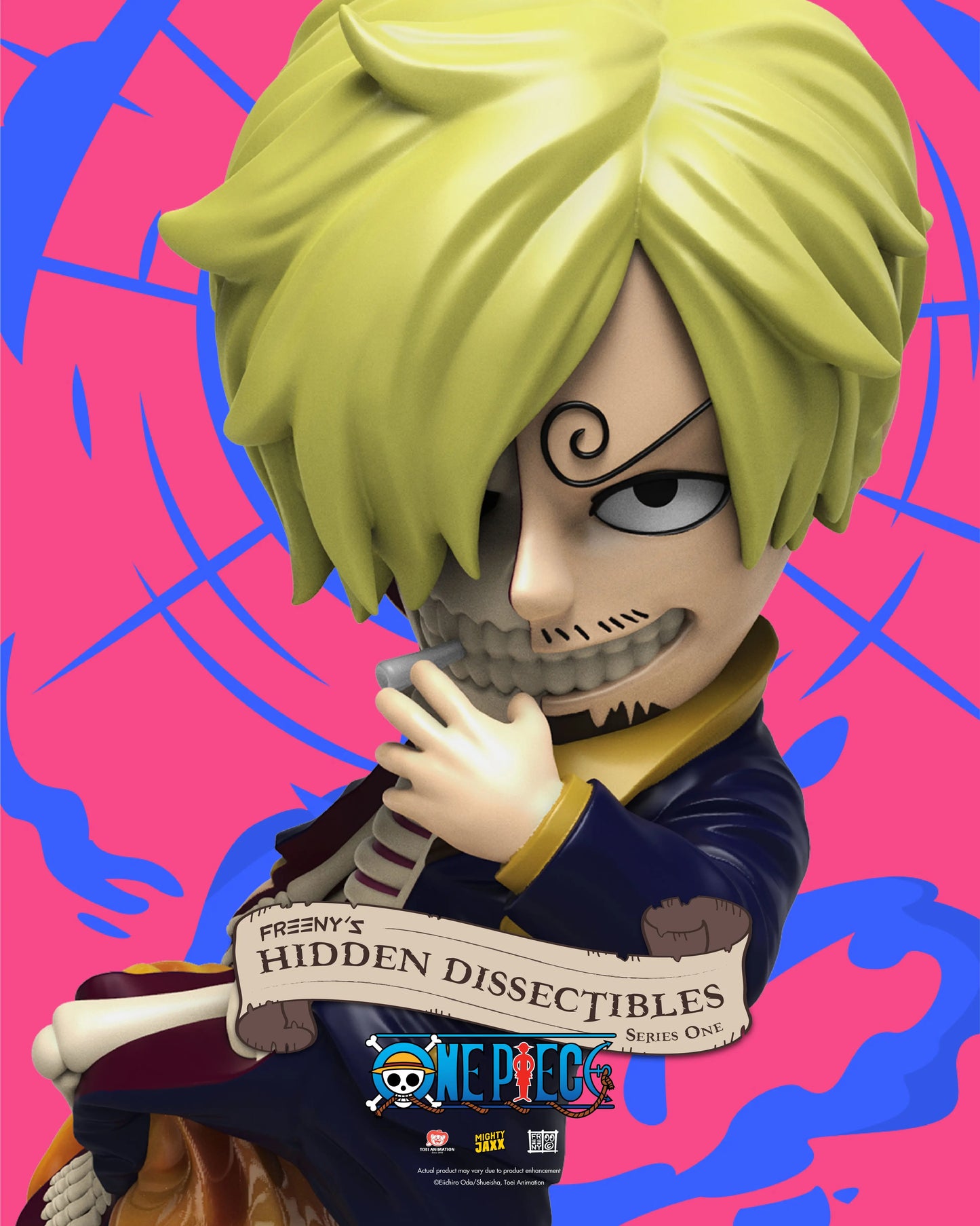 Mighty Jaxx - Freeny's Hidden Dissectibles: One Piece S1 - 1 Blind Box Figure