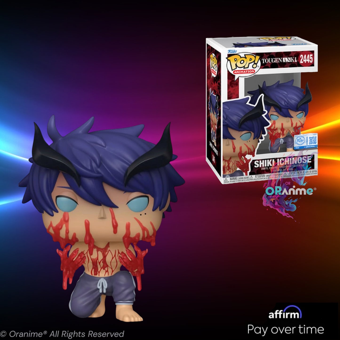 Funko Pop! Tougen Anki Shiki Ichinose #2445 Funko Exclusive *PRE-ORDER*
