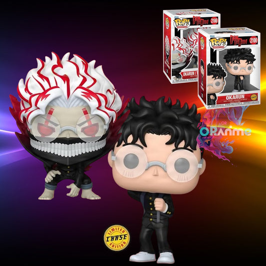 Funko Pop! Dan Da Dan Okarun Transformed (Common) and Normal (Chase)  #2100 Set of 2  *PRE-ORDER*