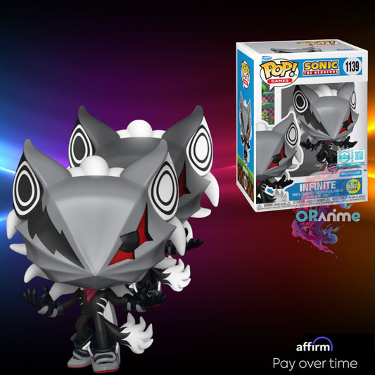 Funko Pop Sonic The Hedgehog Infinite #1139 Glow In The Dark LE 9500