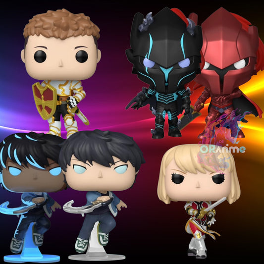 Funko Pop Solo Leveling Bundle Sung Jinwoo, Igris, Chae Haein & Yoo Jinho Set of 6