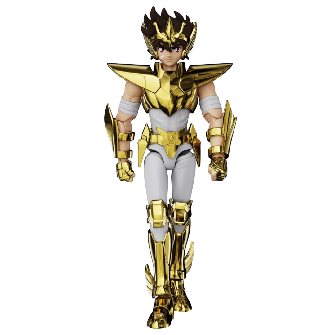 Blokees Saint Seiya Pegasus Seiya Gold Ex Action Figure Champion Class assemble Model Kit