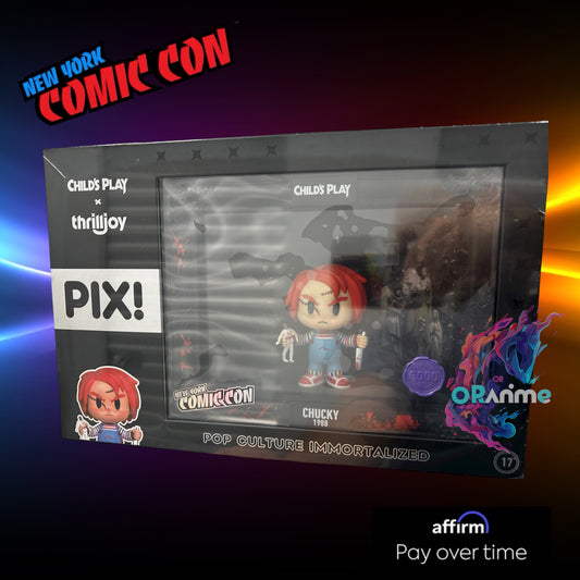 Thrilljoy PIX! Child's Play Chucky 1988 LE 6000 NYCC Sticker Exclusive Rare