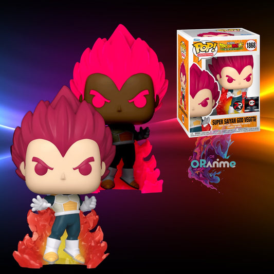 Funko Pop! Dragon Ball Super Broly Super Saiyan God Vegeta 1868 PR Stickert Chalice Exclusive Chance of CHASE *PRE-ORDER*