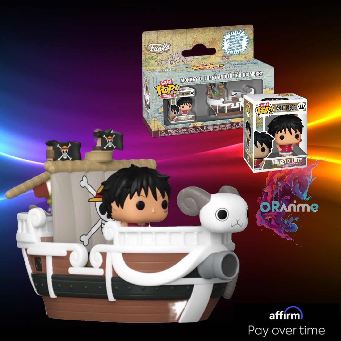 Funko Bitty Pop Rides One Piece Monkey D. Luffy and the Going Merry *PRE-ORDER*