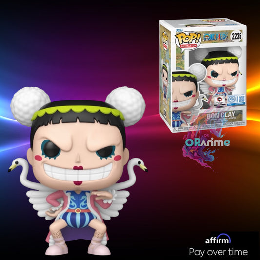 Funko Pop One Piece Bon Clay #2235 PR Sticker Chalice Exclusive *PRE-ORDER*