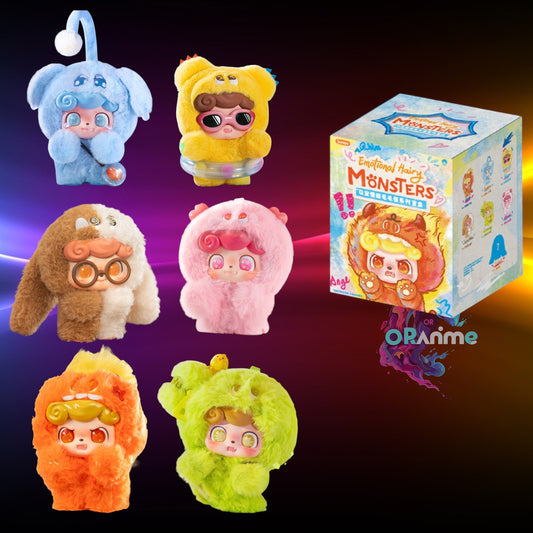 Q.Kid Emotional Hairy Monsters Series Plush Blind Box