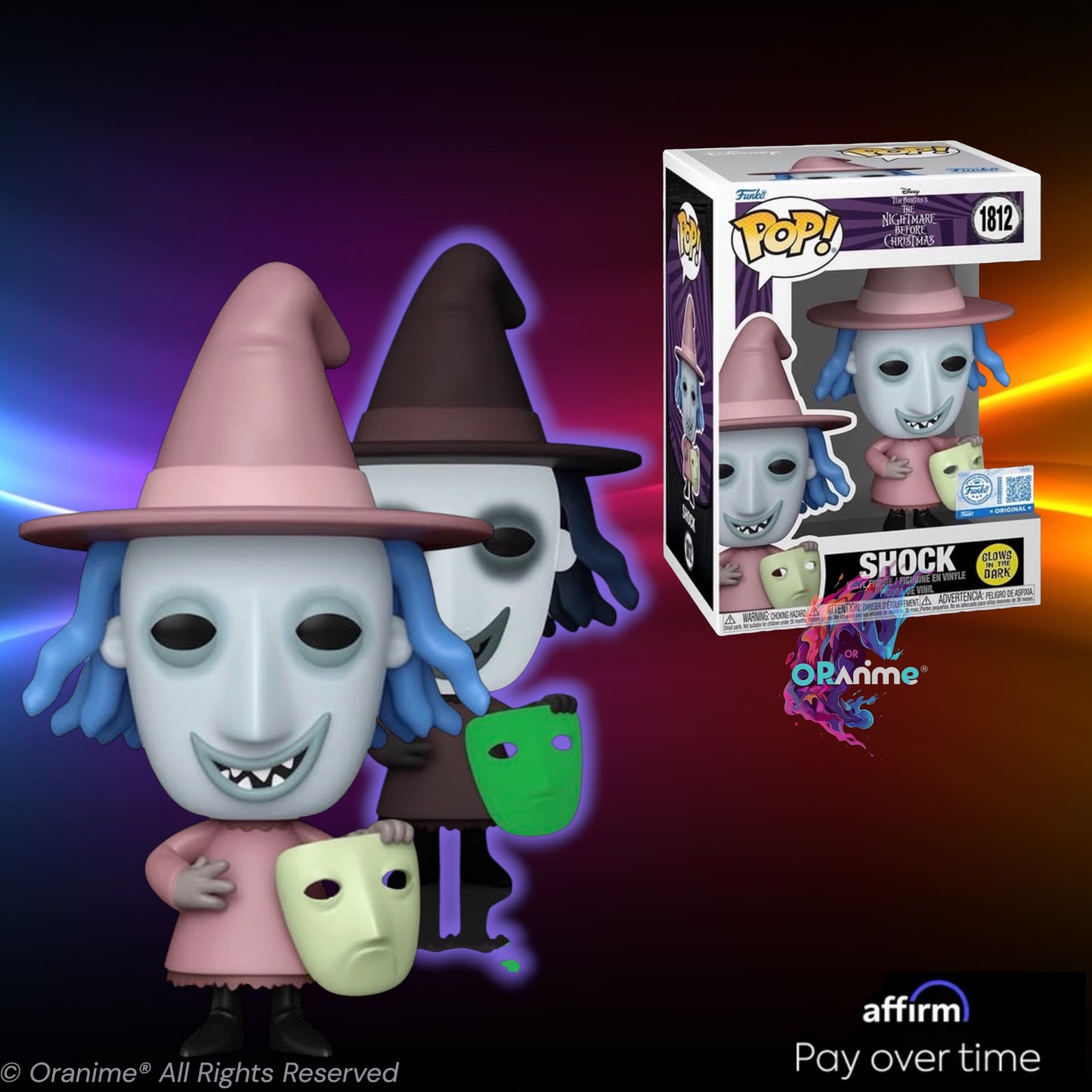 Funko Pop! Disney Nightmare Before Christmas Shock #1812 *PRE-ORDER*