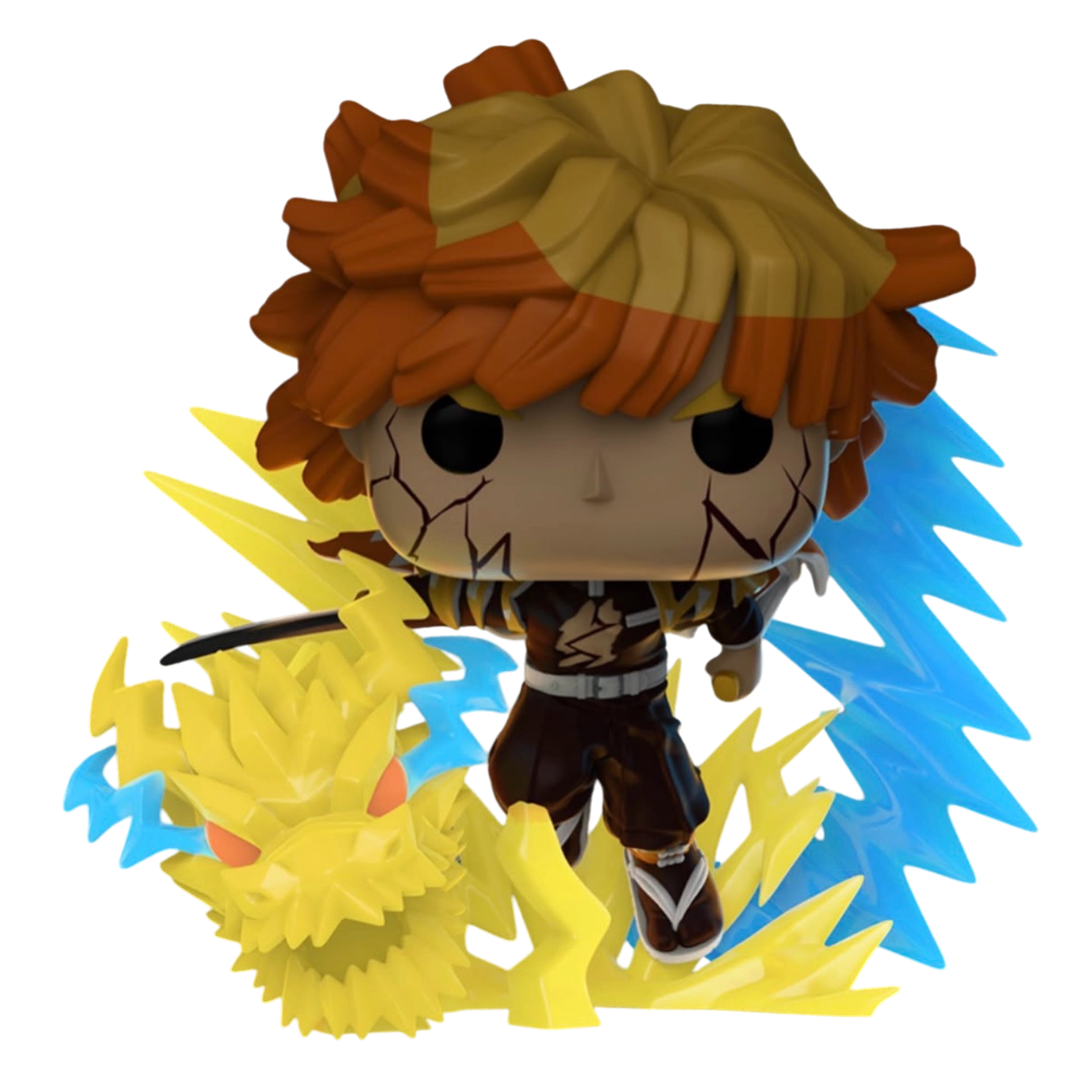 Funko Pop Premium Demon Slayer Zenitsu #2502 Chase with Protector Movie 1 Infinity Castle *PRE-ORDER*