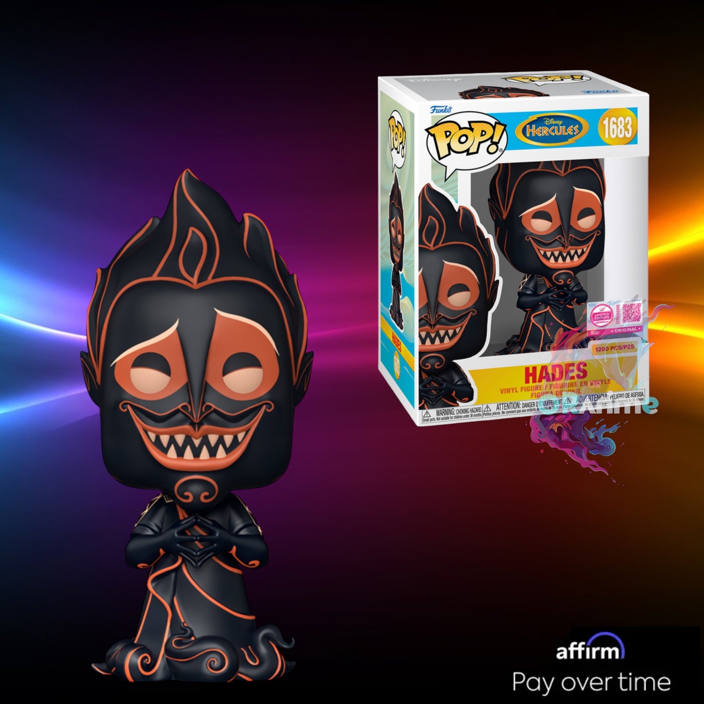 Funko Pop Disney Hades #1683 LE 1200 with Hard Protector Sealed