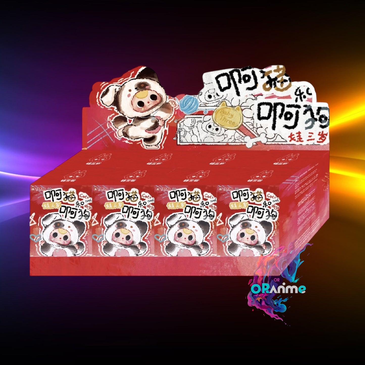 Baby Three Cats and Dogs Blind Box