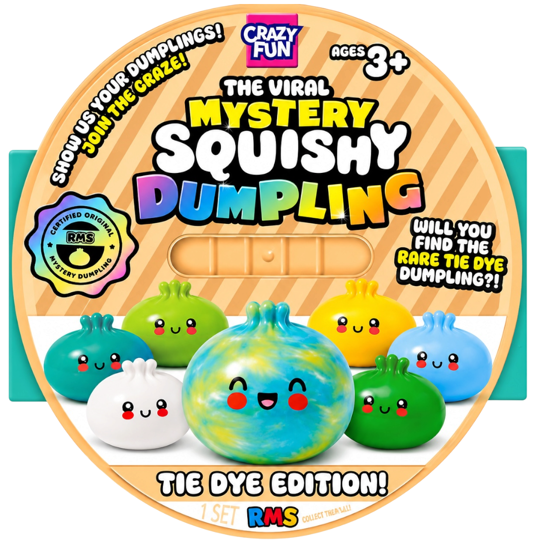 The Viral Mystery Squishy Dumpling – Tie Dye Edition RMS