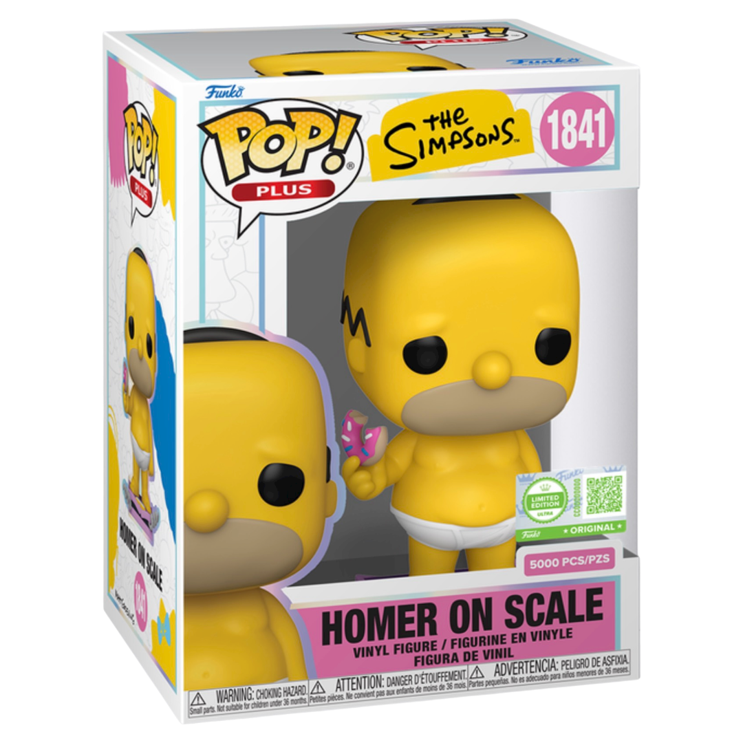 Funko Pop Plus The Simpson Homer on Scale LE 5000 with Protector