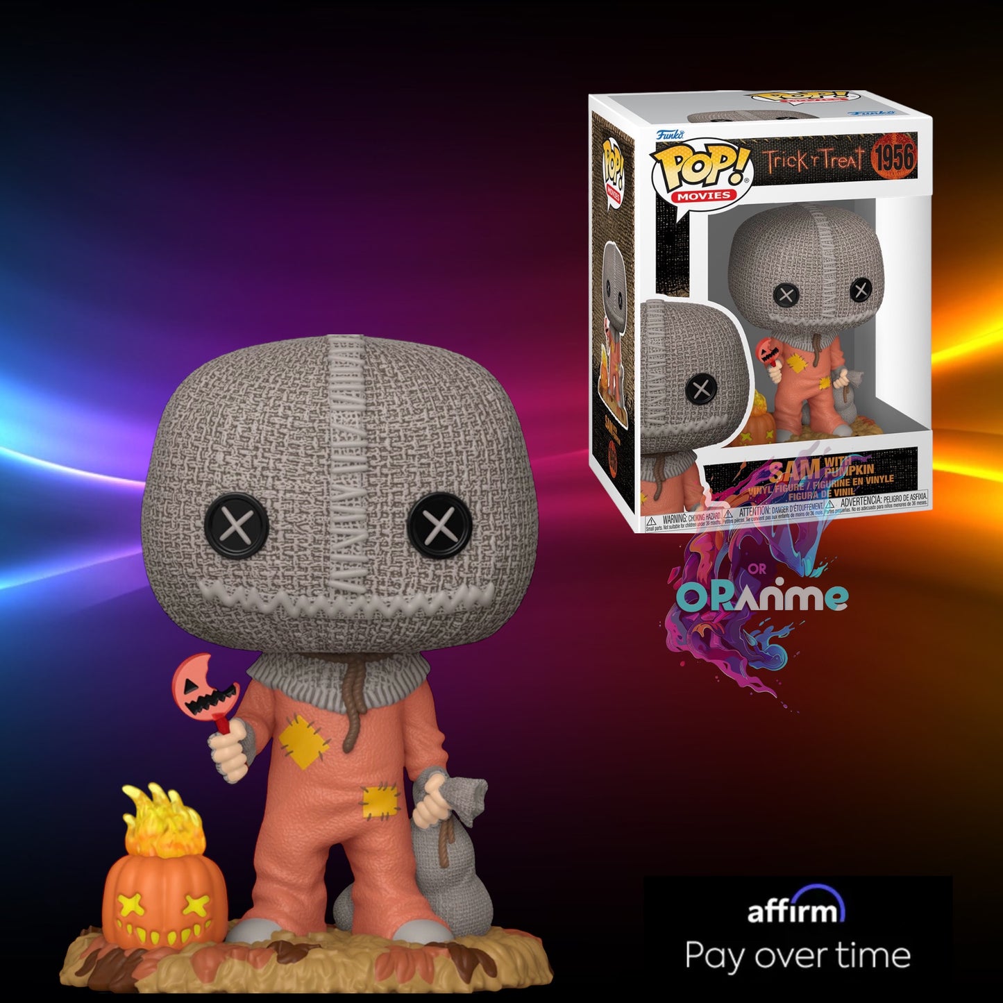 Funko Pop Trick 'r Treat Sam with Pumpkin #1956