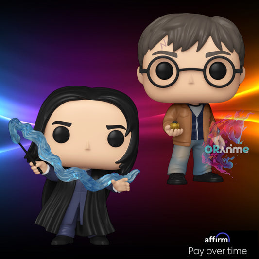 Funko Pop! Harry Potter and the Deathly Hallows: Part 2 Harry Potter #196 & Severus Snape with Patronus #195 Bundle of 2 *PRE-ORDER*