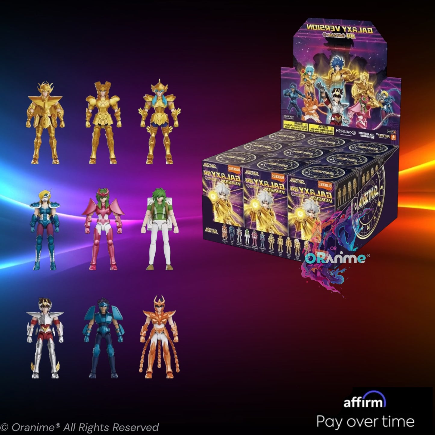 Blokees Saint Seiya Galaxy V4 Edition Action Figure assemble Model Kit