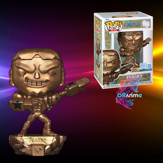 Funko Pop Puls One Piece Franky Statue (Bronze) #2180 w/Protector *PRE-ORDER*