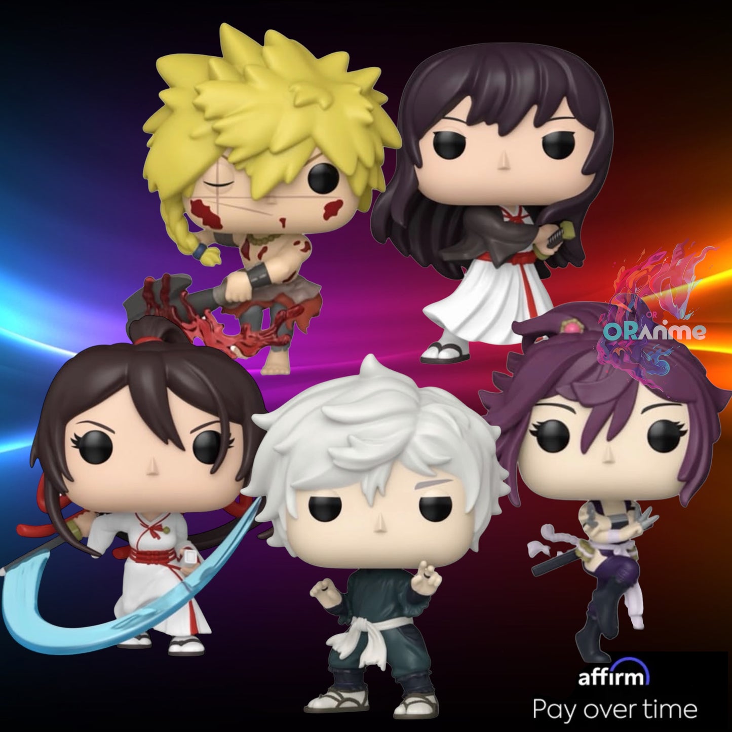 Funko Pop Hell’s Paradise Bundle Gabimaru, Sagiri, Yuzuriha, Chobei & Toma *PRE-ORDER*