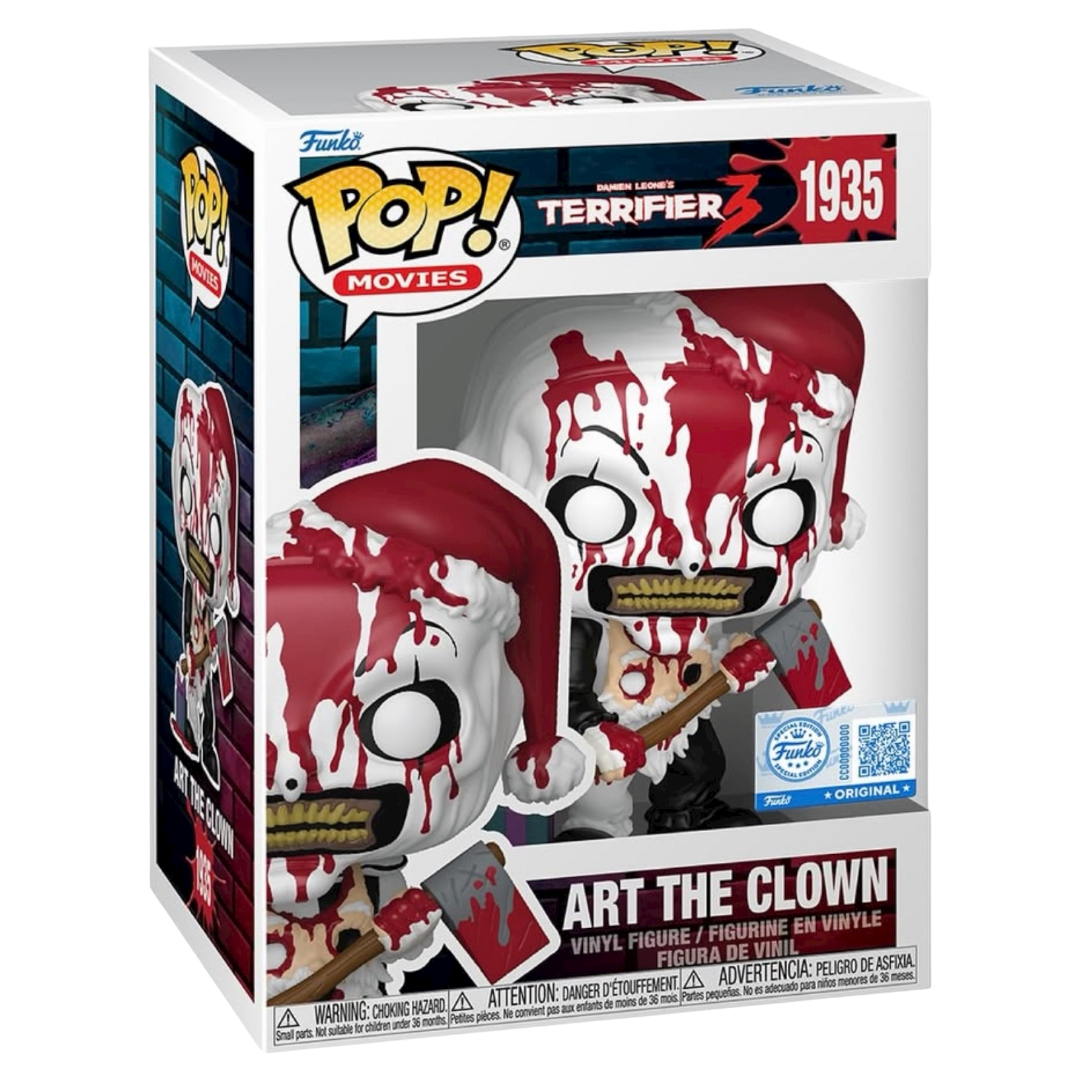 Funko Pop Terrifier 3 Art The Clown Christmas #1935 HT Exclusive