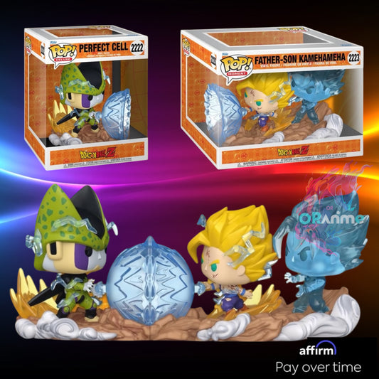 Funko POP! Deluxe Dragon Ball Z Perfect Cell #2222 Vs Father Son Kamehameha #2223 *PRE-ORDER*