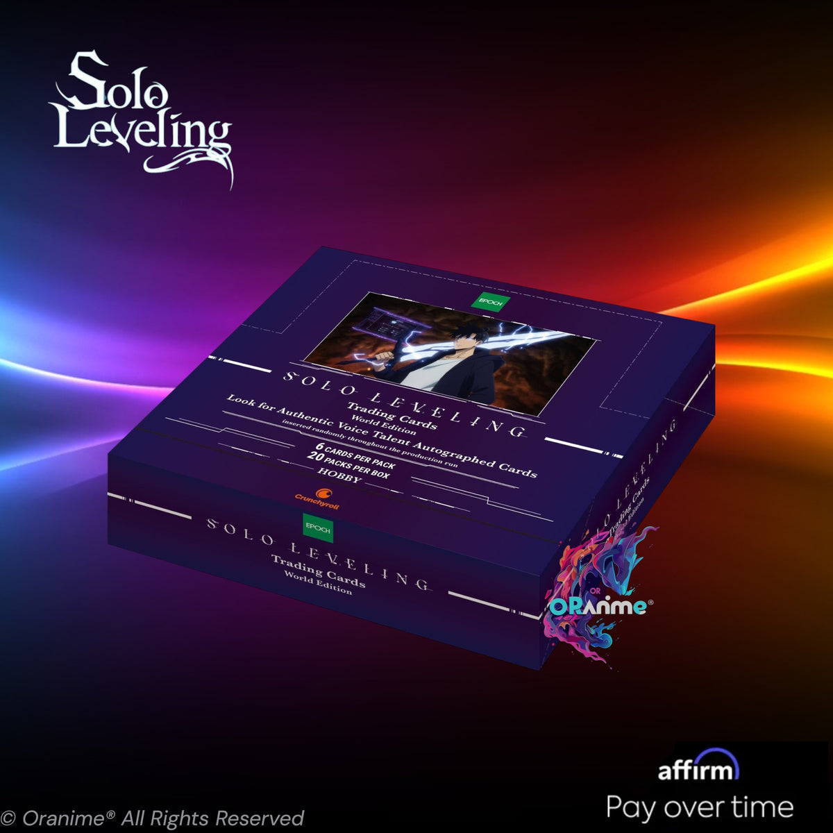 EPOCH - Solo Leveling Collectible Trading Cards *PRE-ORDER*