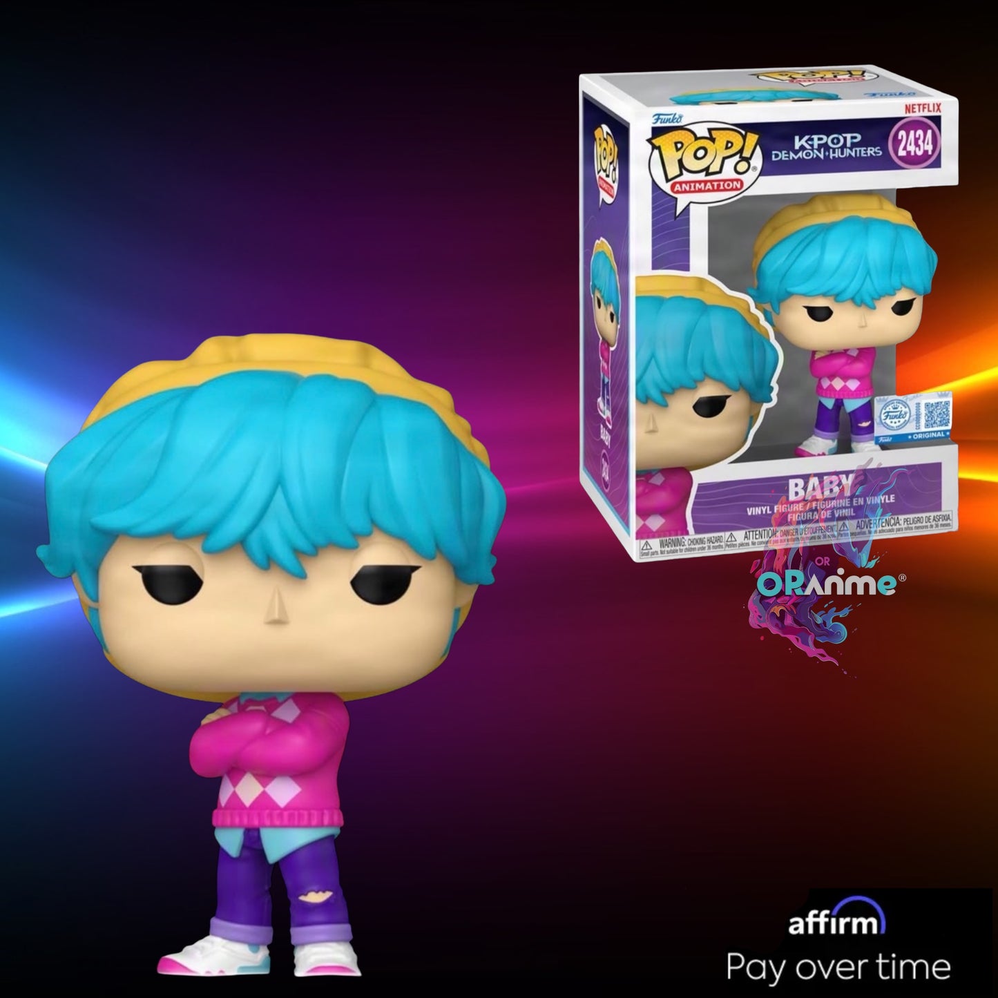 Funko Pop! K-Pop Demon Hunters Baby #2434 Saja Boys Funko Shop Exclusive *PRE-ORDER*