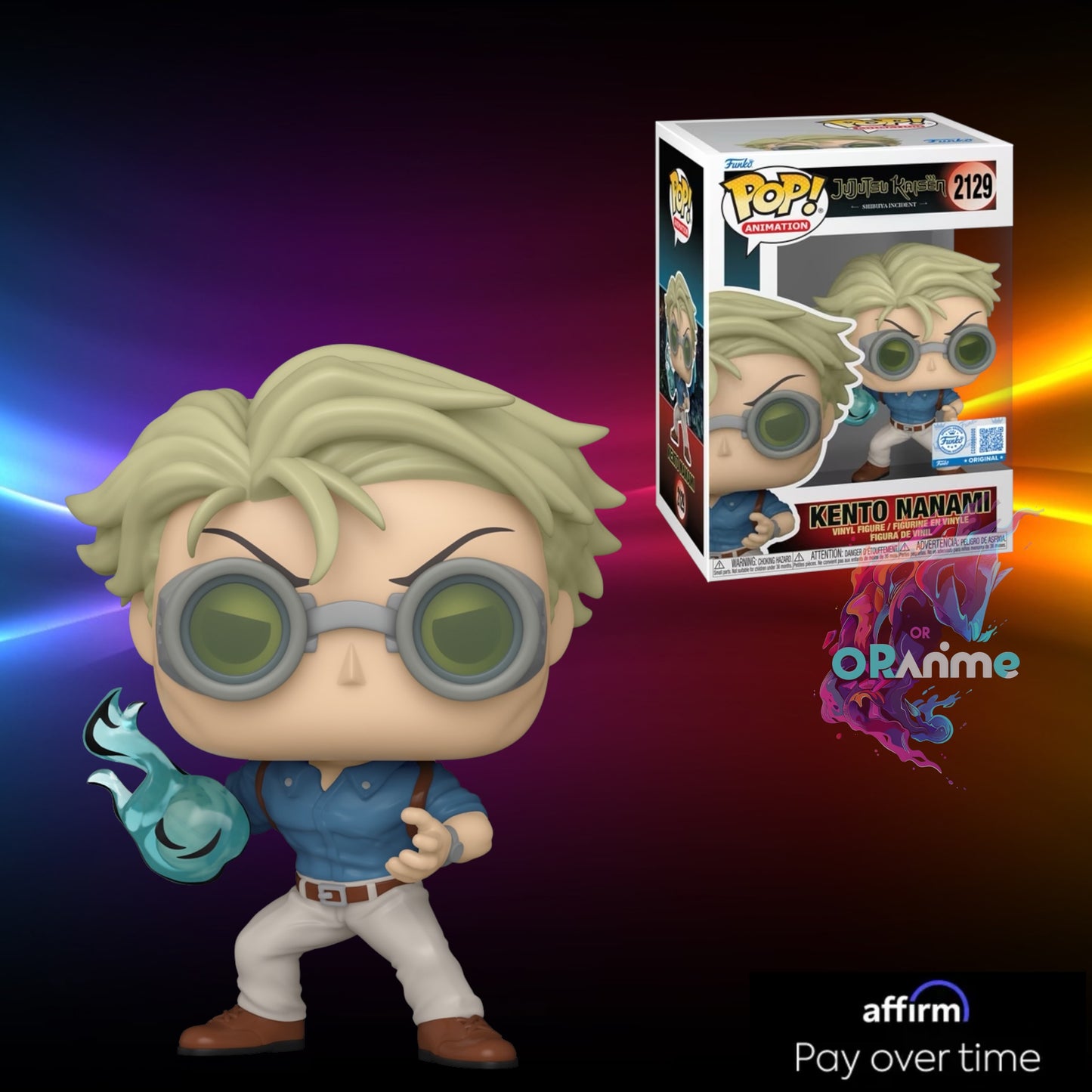 Funko Pop! Plus Jujutsu Kaisen Kento Nanami #2129 GameStop Exclusive
