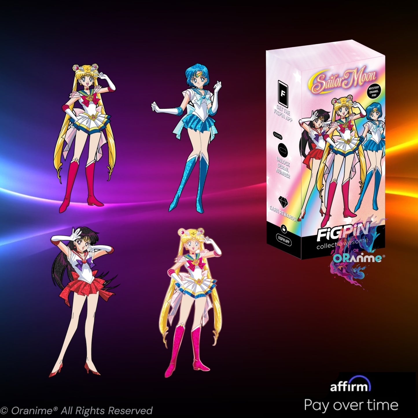 FiGPiN - Pretty Guardian Sailor Moon Series 1 - Quest (1900 - 19003) *PRE-ORDER*