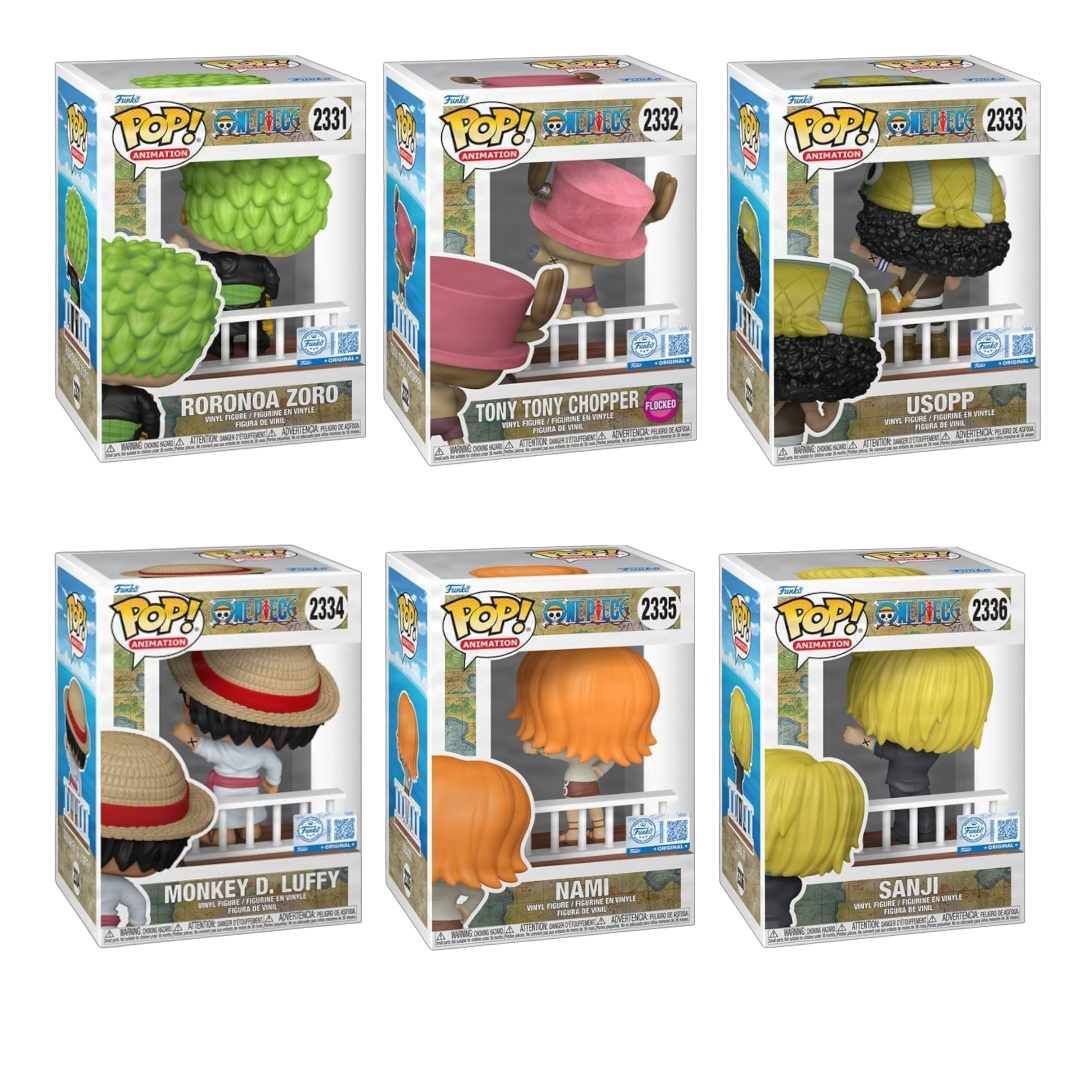 Funko Pop One Piece EE Exclusive Straw Hat Crew Bundle Set of 6 *PRE-ORDER*