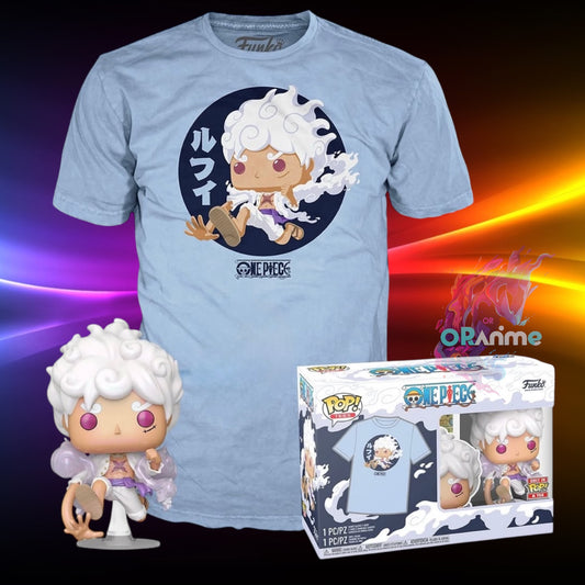 Funko Pop! Luffy Gear 5 + Tee One Piece - T- Shirt XL Exclusive *PRE-ORDER*