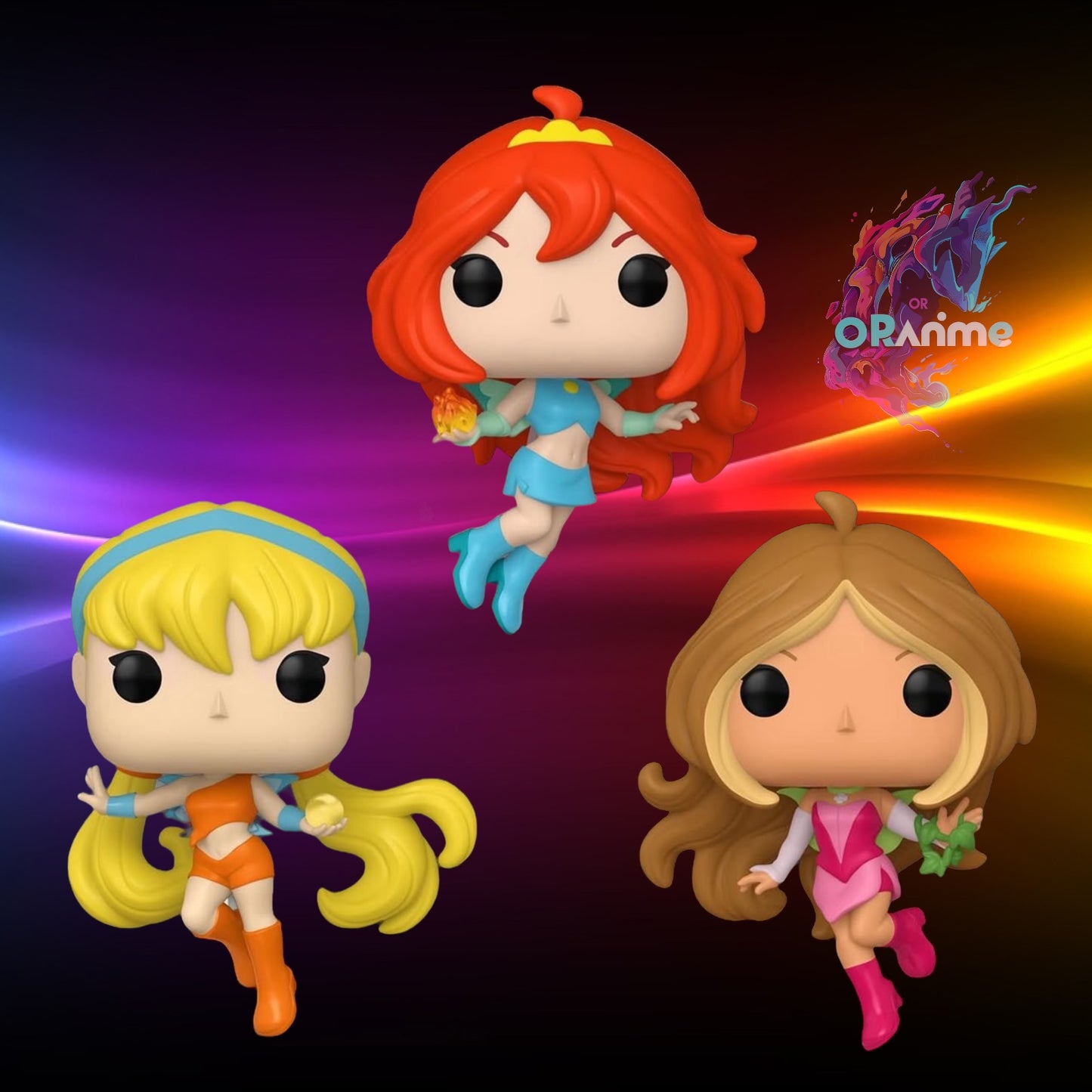 Funko Pop Winx Club Bundle Bloom, Flora & Stella Funko Pop Vinyl Figure #1907 #1908 #1909 *PRE-ORDER*