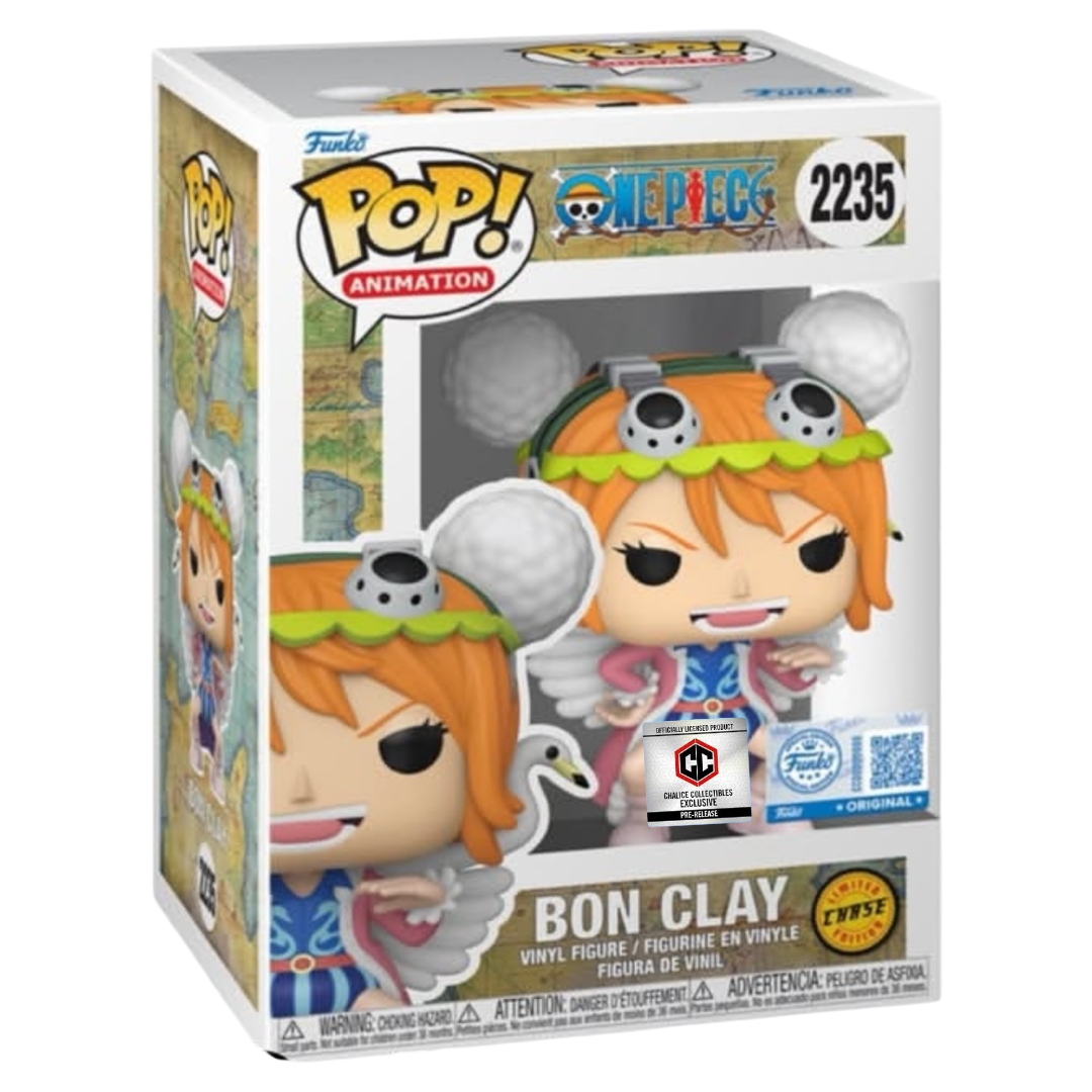Funko Pop One Piece Bon Clay #2235 PR Sticker Chalice Exclusive Chase Variant *PRE-ORDER*