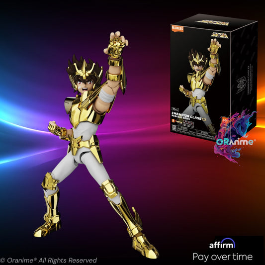 Blokees Saint Seiya Pegasus Seiya Gold Ex Action Figure Champion Class assemble Model Kit