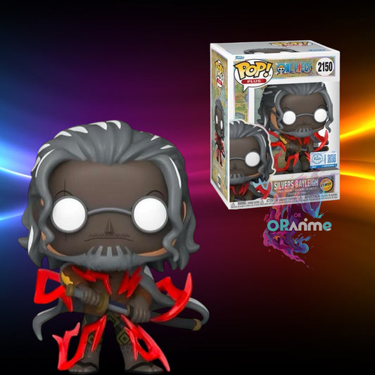 Funko Pop Plus One Piece Silvers Rayleigh #2150 Chase PR Sticker Chalice Exclusive *PRE-ORDER*