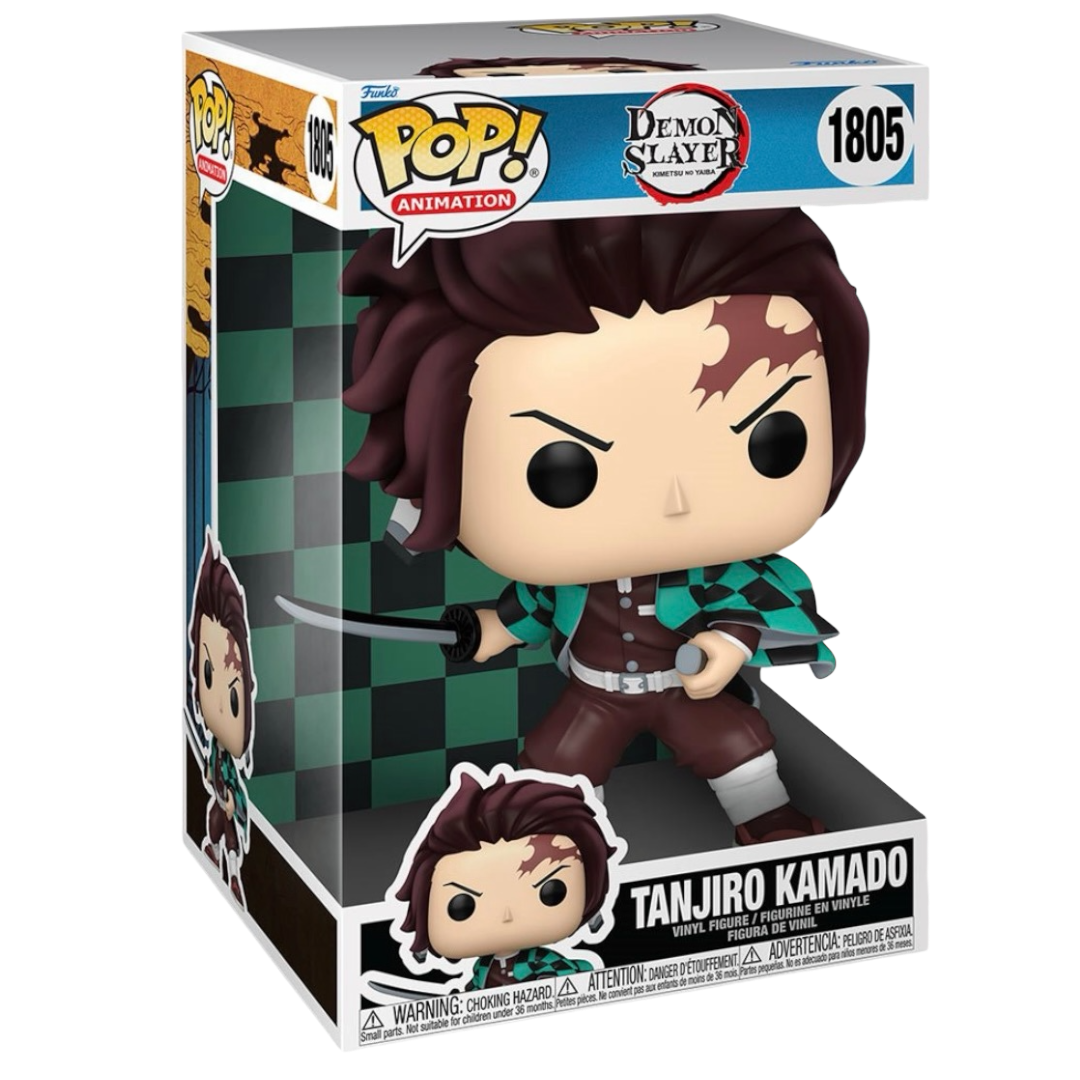Funko Pop Demon Slayer Tanjiro Kamado #1805 Jumbo 10-Inch