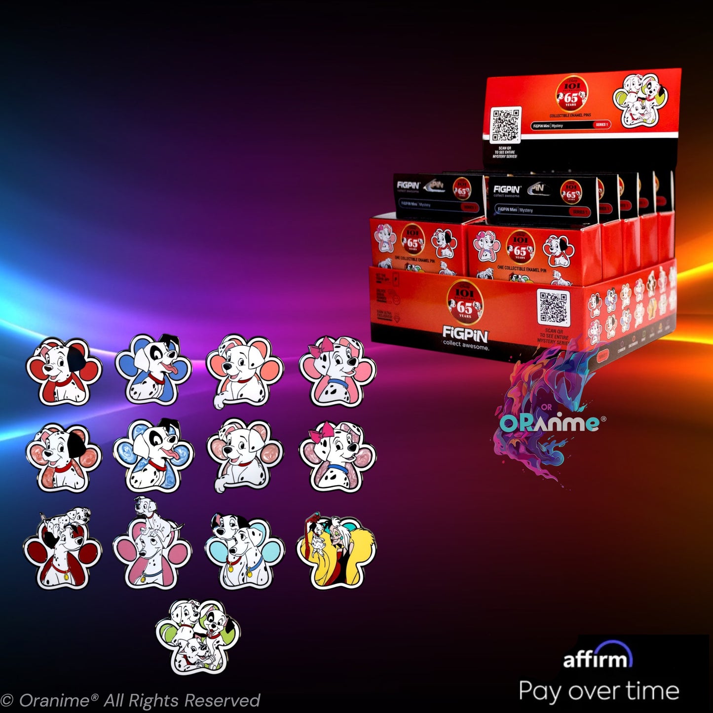 FiGPiN - Mystery Mini Pin Series 1 - 101 Dalmatians Enamel Pin *PRE-ORDER*