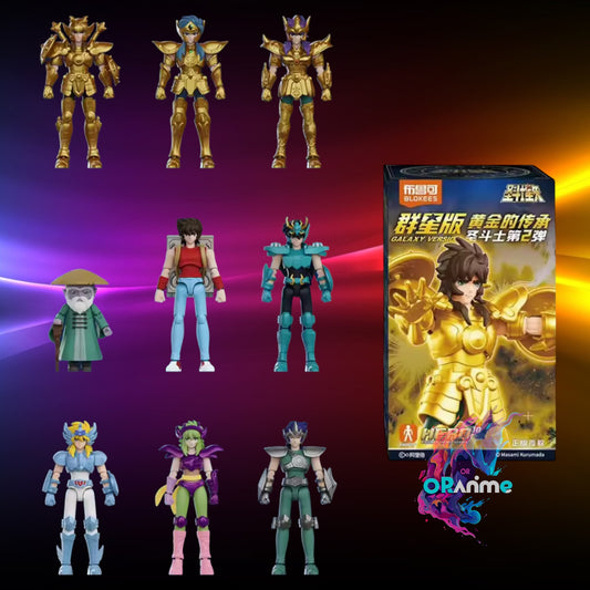 Blokees Saint Seiya Galaxy V2 Edition Action Figure assemble model toy 1 Blind Box