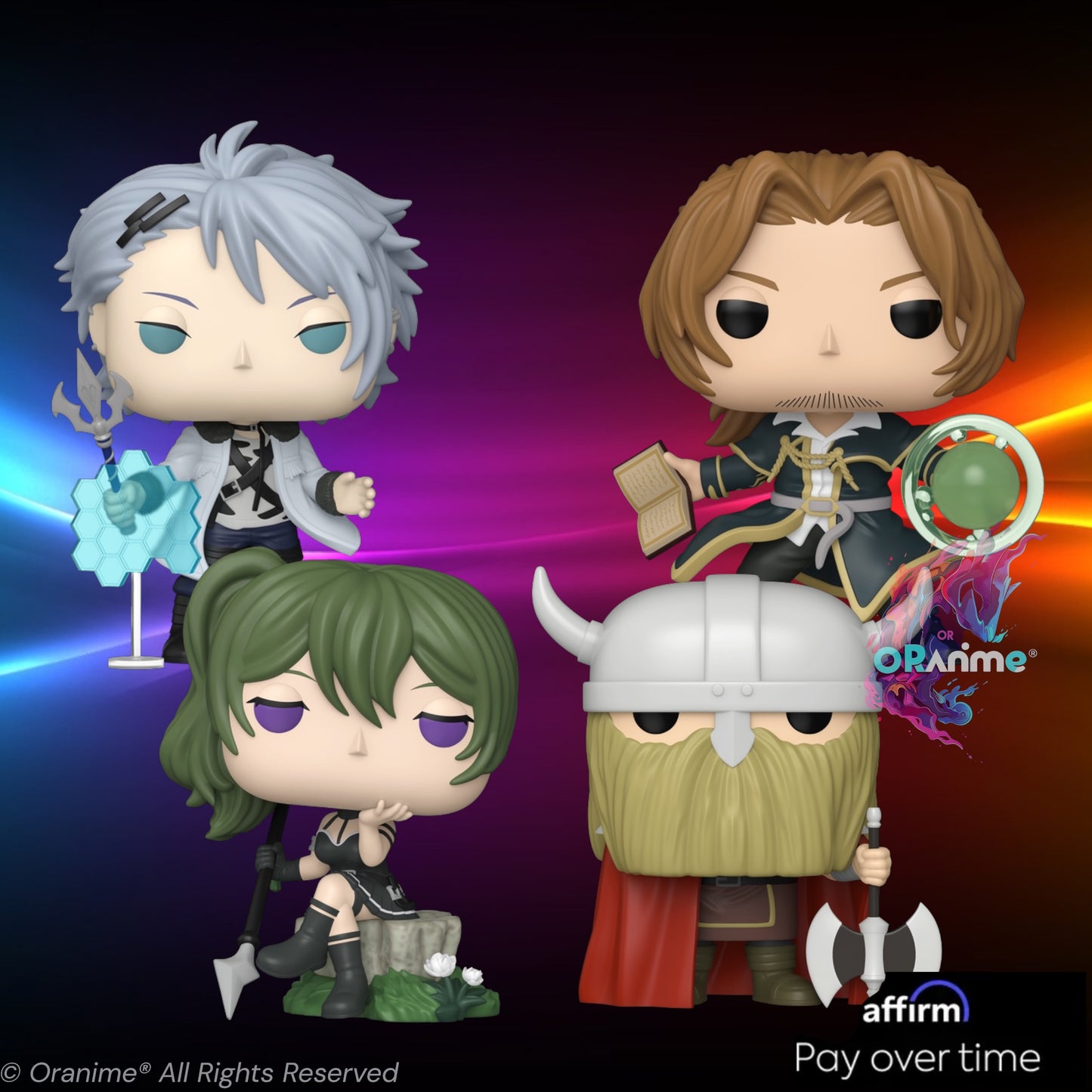 Funko Pop Frieren Beyond Journey’s End Bundle (Set of 4) Fern, Sein, Übel, Wirbel & Eisen *PRE-ORDER*