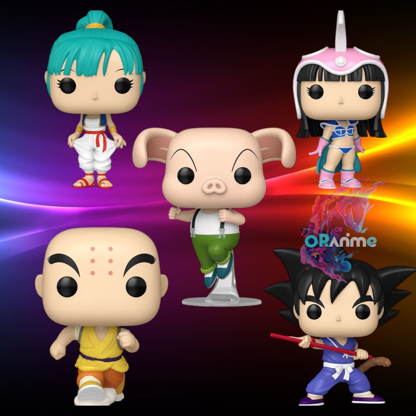 Funko Pop Dragon Ball - Goku, Bulma, Oolong, Chichi & Krillin 1922 1923 1924 1925 1926 *PRE-ORDER*