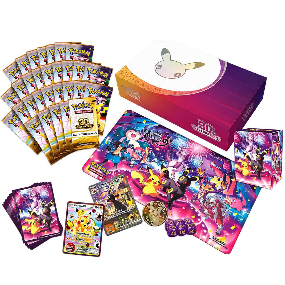 Pokémon TCG: 30th Celebration Ultra-Premium Collection Night. English, Factory Sealed, Official Pokémon TCG Product.