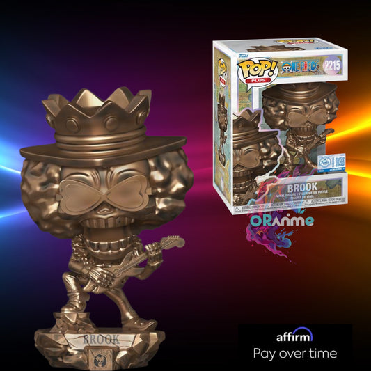 Funko Pop Puls One Piece Brook Statue (Bronze) #2215 w/Protector *PRE-ORDER*