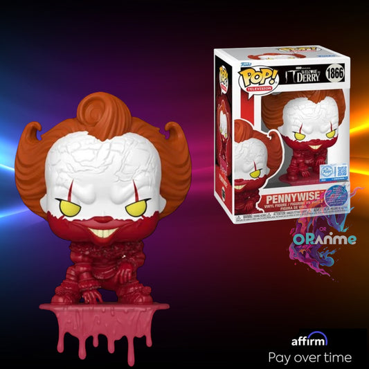 Funko Pop! It: Welcome to Derry Pennywise Bloody Shelf Sitter #1866 EE Exclusive