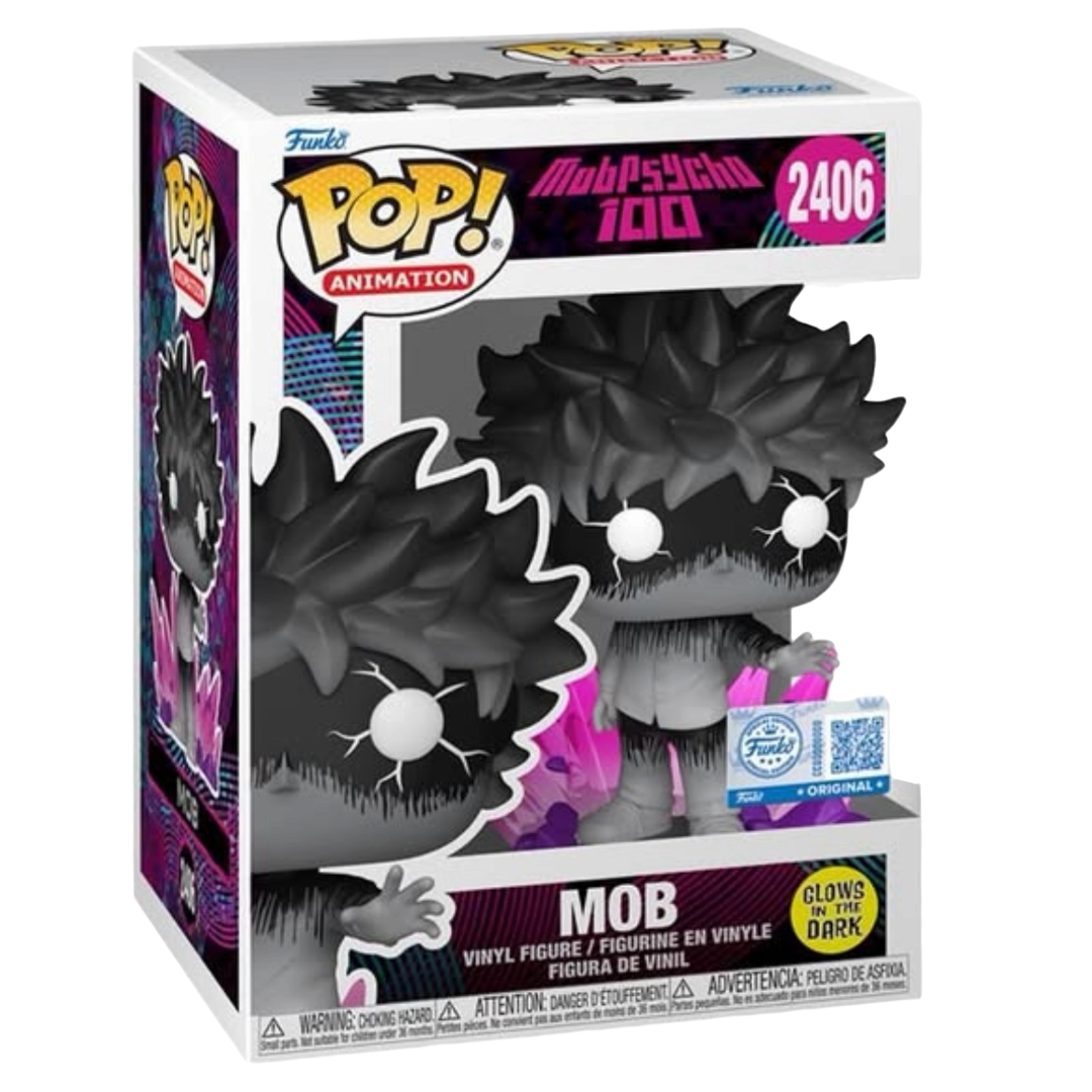 Funko Pop! Mob Psycho 100 Mob #2406 Glow In The Dark EE Exclusive *PRE-ORDER*