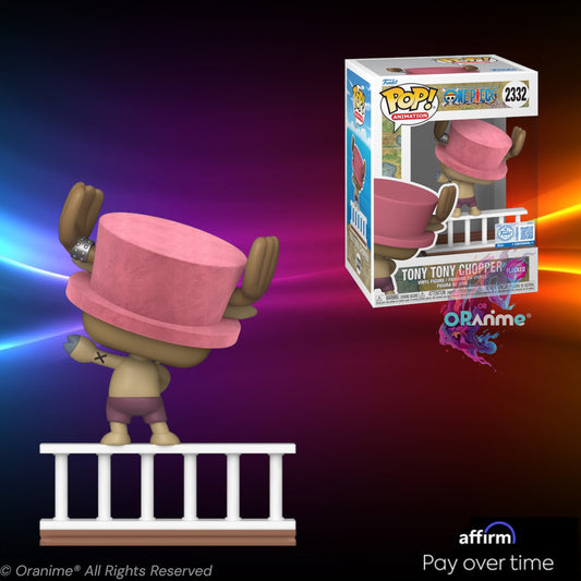 Funko Pop One Piece EE Exclusive Straw Hat Crew Tony Tony Chopper (Flocked) #2332