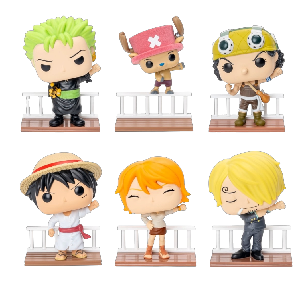Funko Pop One Piece EE Exclusive Straw Hat Crew Bundle Set of 6 *PRE-ORDER*
