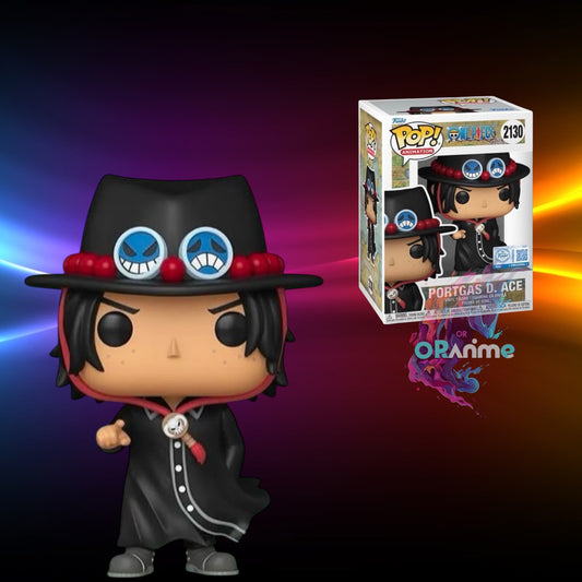 Funko Pop One Piece Portgas D. Ace #2130 PR Sticker Chalice Exclusive *PRE-ORDER*