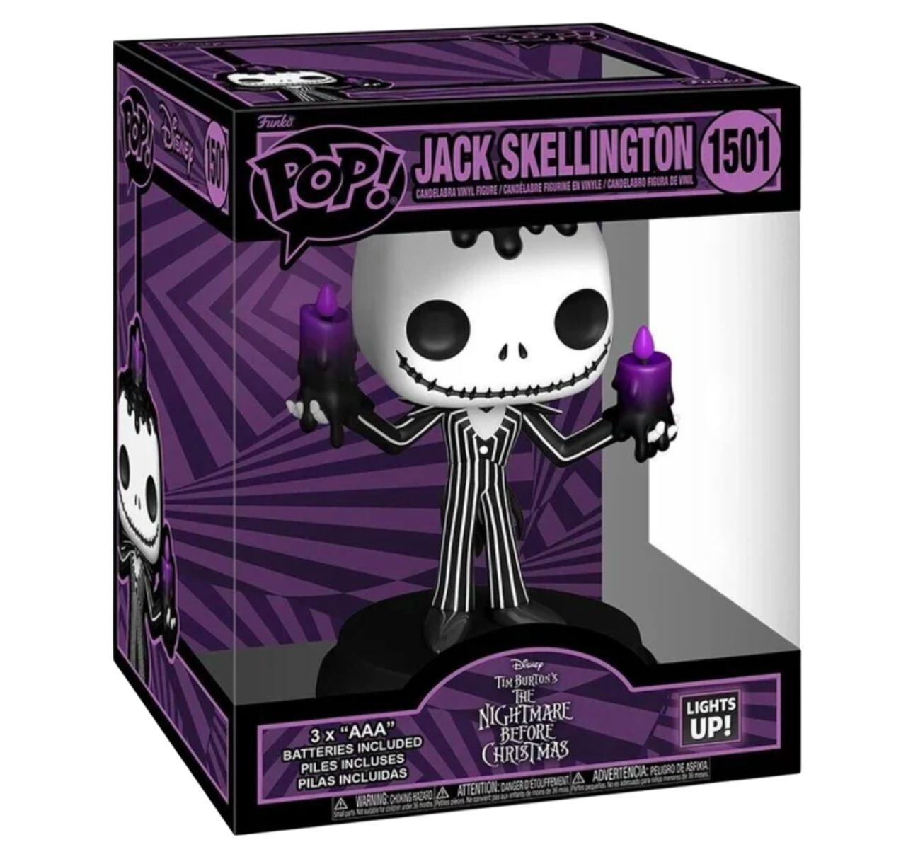 Funko Pop! Halloween Light-Up Super - Jack Skellington #1504