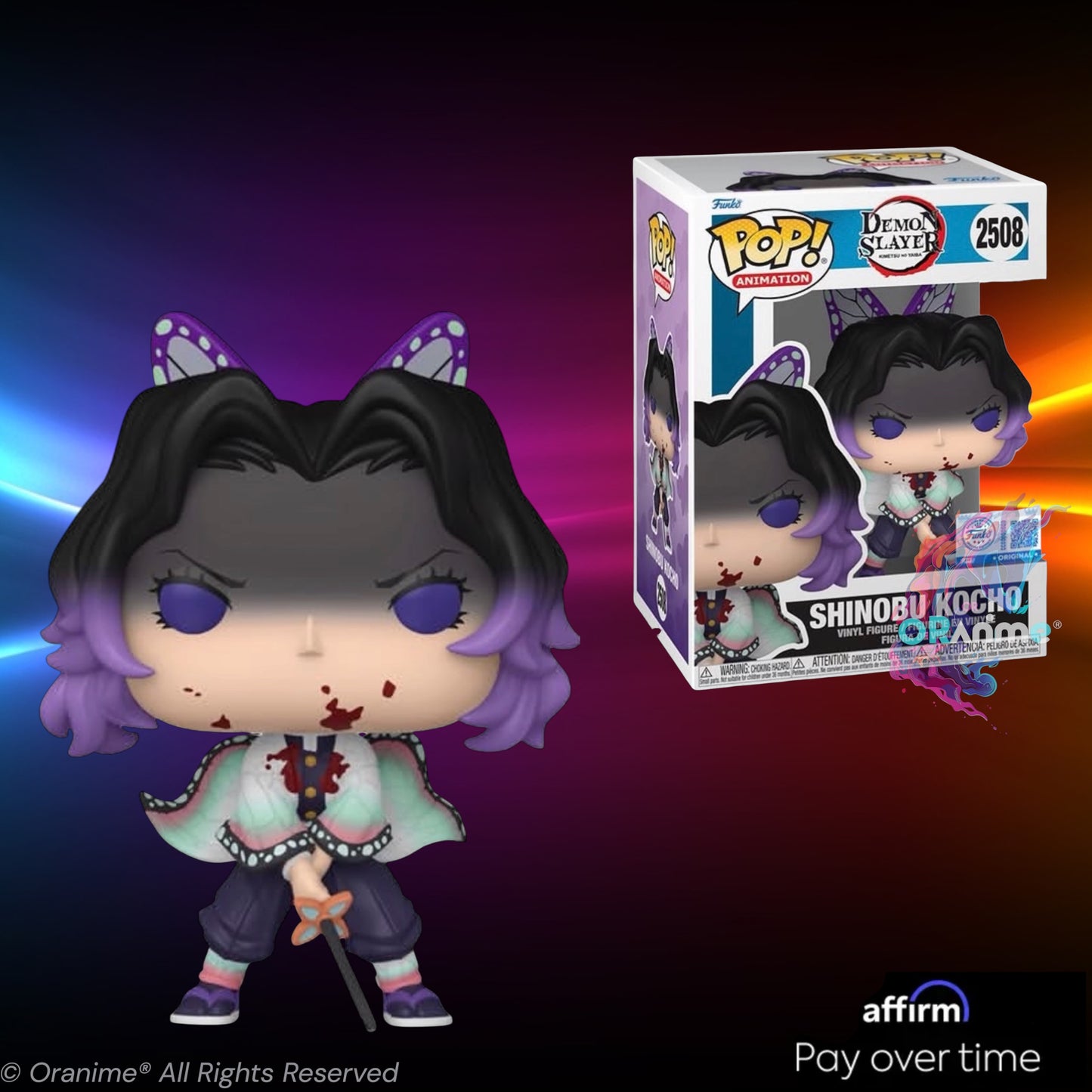Funko Pop Demon Slayer Shinobu Kocho #2508 Movie 1 Infinity Castle Exclusive *PRE-ORDER*