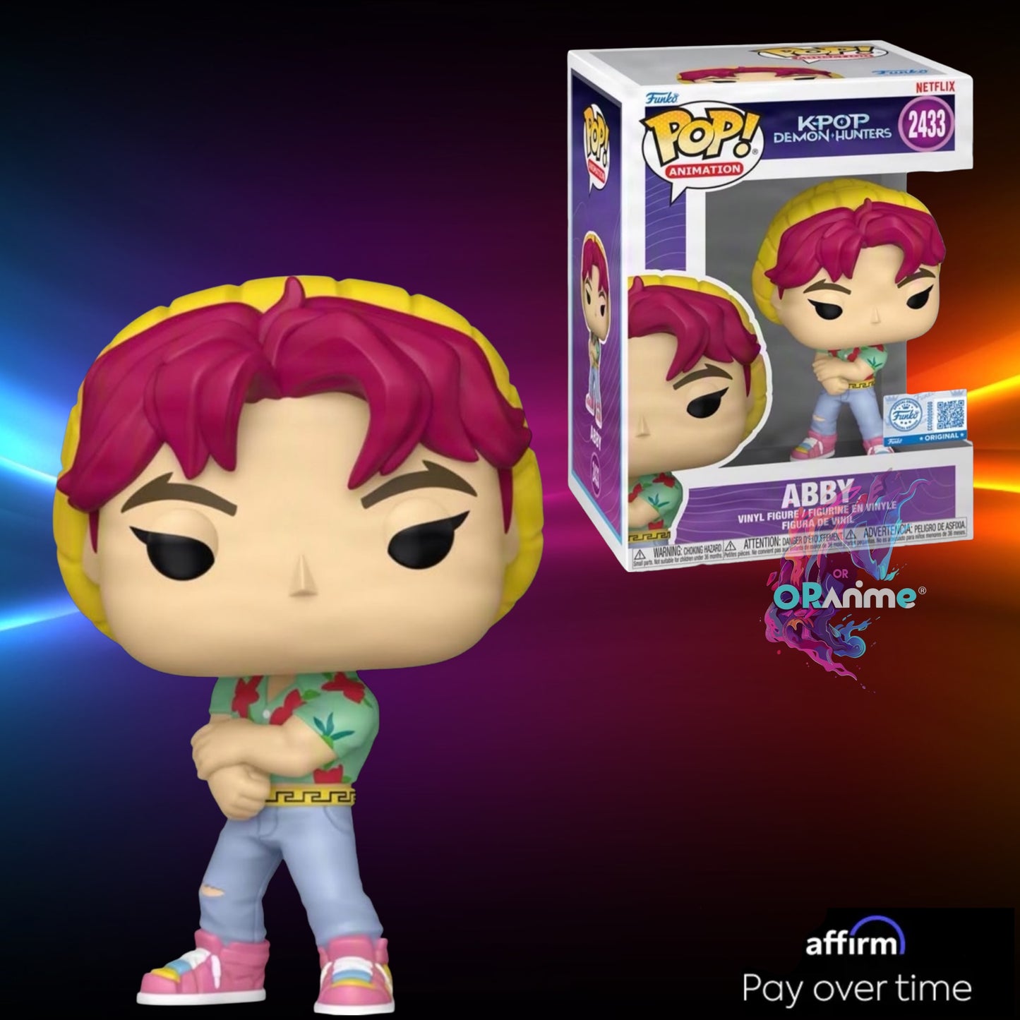 Funko Pop! K-Pop Demon Hunters Abby #2433 Saja Boys Funko Shop Exclusive *PRE-ORDER*