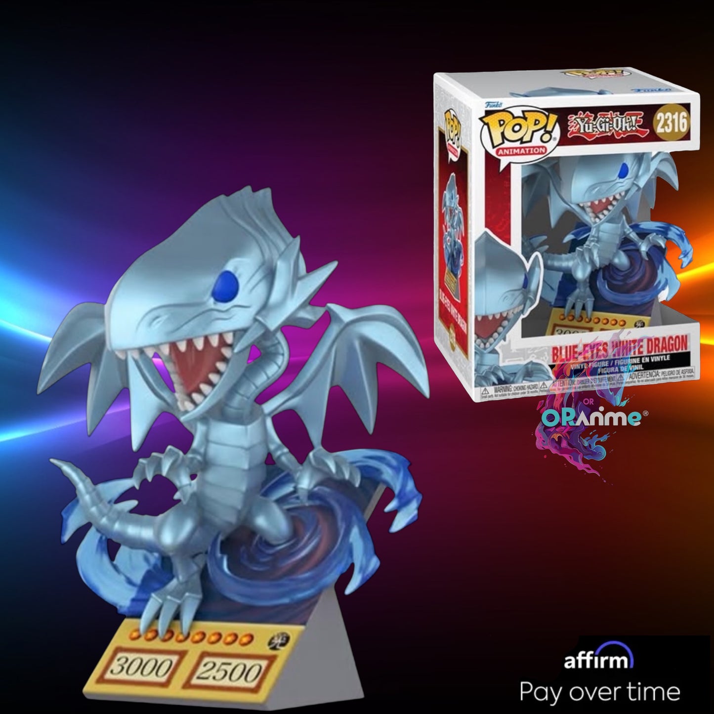 Funko Pop! Premium Yu-Gi-Oh Blue Eye White Dragon #2316 *PRE ORDER*